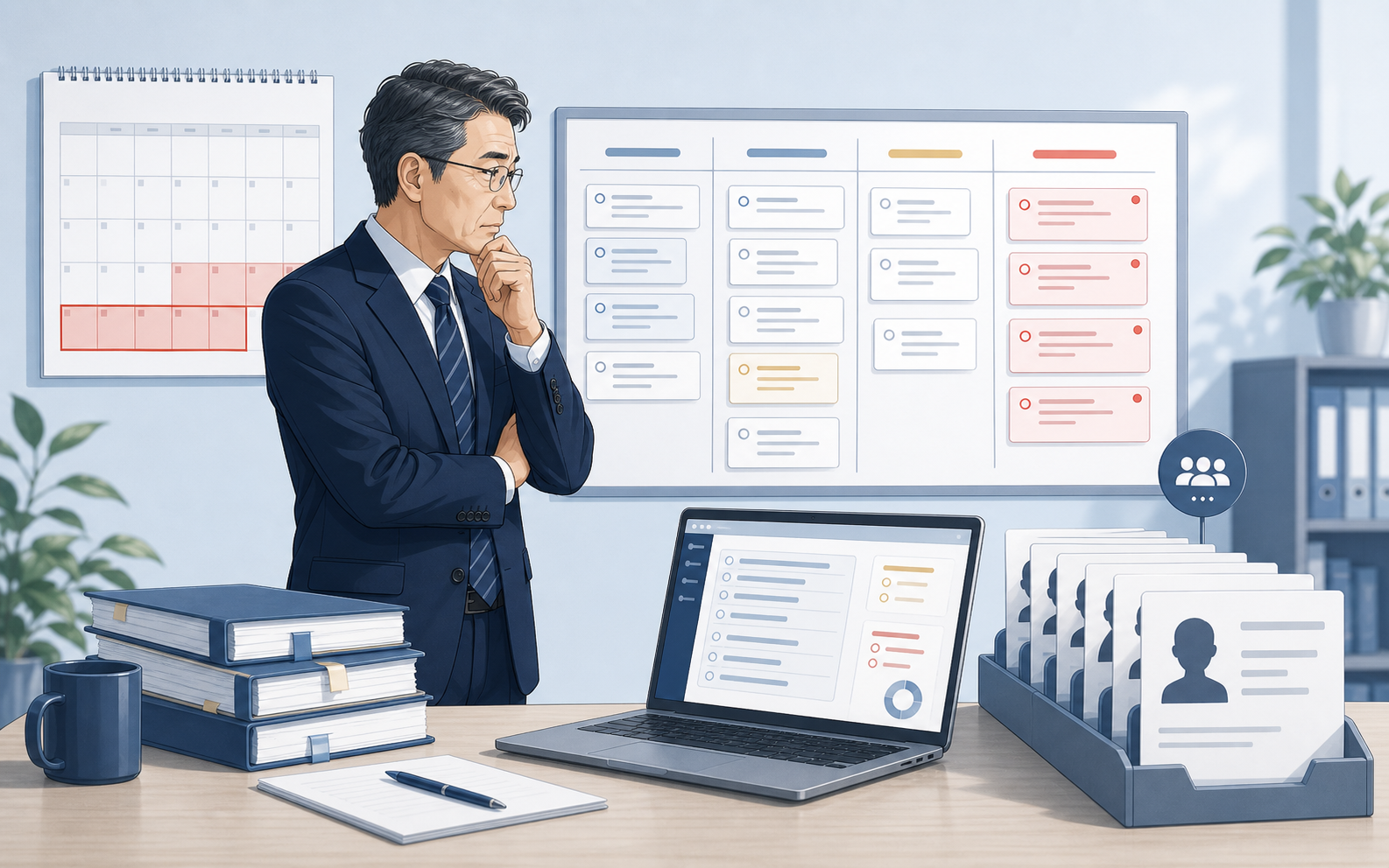 記帳業務に追われ顧問先を増やせない税理士